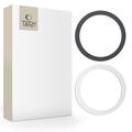 Tech-Protect MagMat MagSafe Universal Magnetic Ring - 2-Pack - Black & Silver