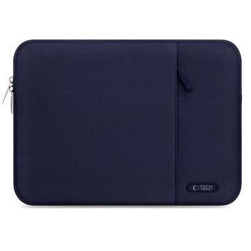 Tech-Protect Sleevy Laptop Sleeve with Side Pocket - 13-14" - Navy Blue