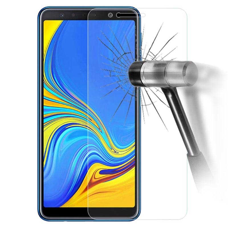 Convergeren Is Terminologie Samsung Galaxy A7 (2018) Tempered Glass Screen Protector - 9H - Clear