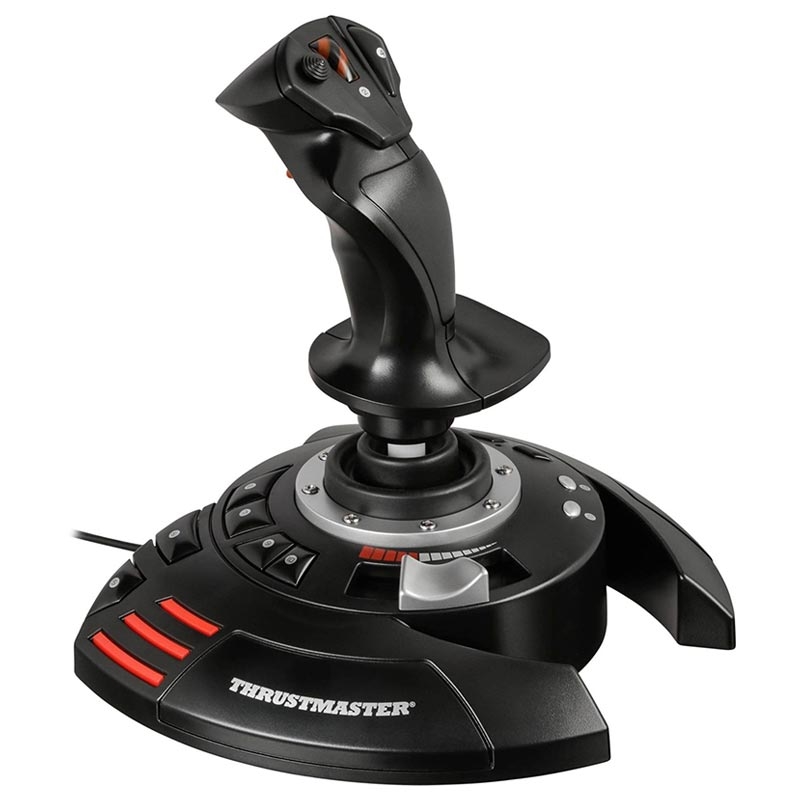 Sotel  Thrustmaster T.Flight Stick X Noir, Rouge, Argent USB Joystick  Analogique PC, Playstation 3