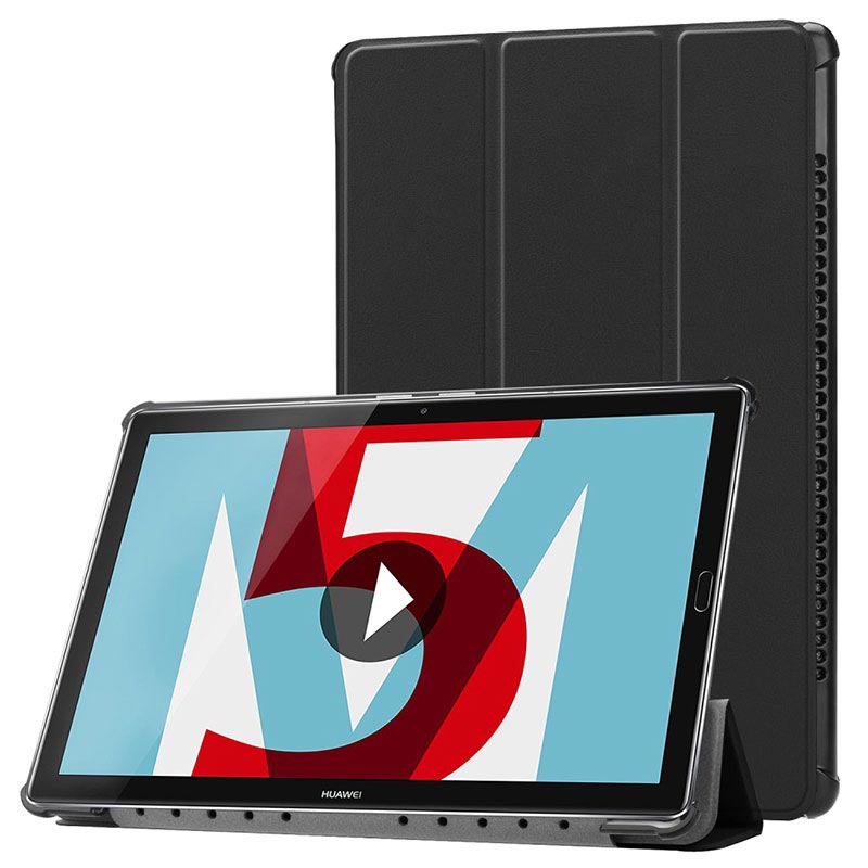 waar dan ook pak Kroniek Tri-Fold Series Huawei MediaPad M5 10/M5 10 (Pro) Folio Case