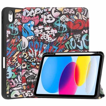 Tri-Fold Series iPad (2022) Smart Folio Case - Graffiti