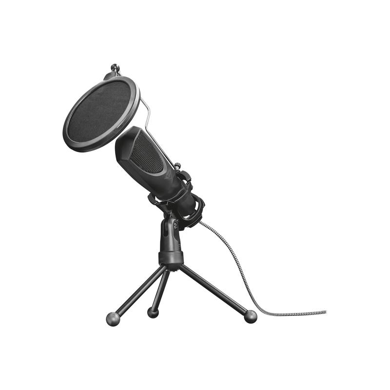 Trust GXT 232 Gaming Microphone with Tripod - Black