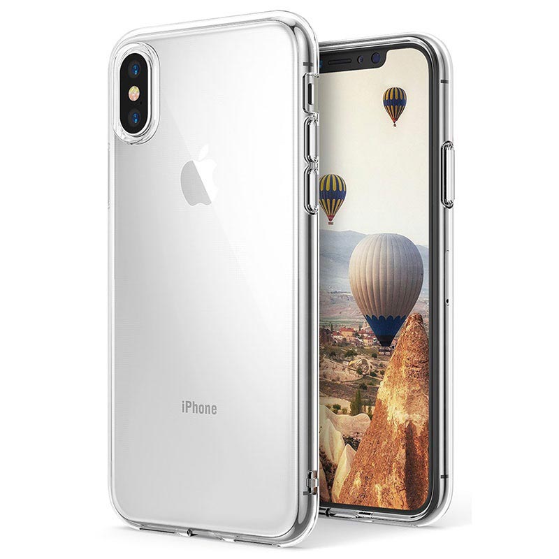 For iPhone X/XS Ultra Thin Transparent Clear Soft TPU Silicone Back Case  Cover
