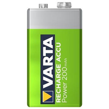 Varta Power Ready2Use 9V Rechargeable Battery 56722101401 - 200mAh