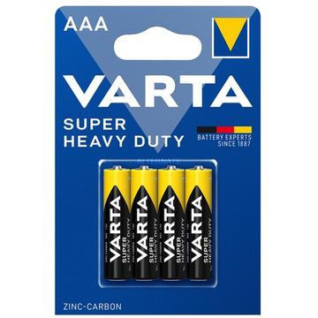 Varta Super Heavy Duty R03/AAA Battery - 4 Pcs.