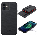 Vili T iPhone 12/12 Pro Case with Magnetic Wallet - Black