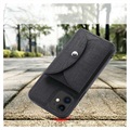 Vili T iPhone 12/12 Pro Case with Magnetic Wallet - Black