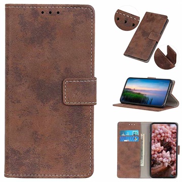 Vintage Series Motorola Moto G50 5G Wallet Case - Brown