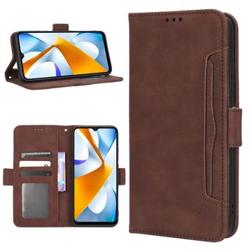 Vintage Series Samsung Galaxy M12 Wallet Case with Card Holder - Black