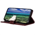 Samsung Galaxy S22+ 5G Wallet Case with Magnetic Closure - Brown