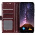 Samsung Galaxy S22+ 5G Wallet Case with Magnetic Closure - Brown