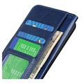 iPhone 13 Pro Max Wallet Case with Stand Feature - Blue