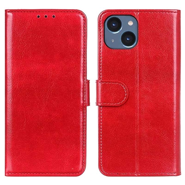 iPhone 15 Plus Wallet Case with Magnetic Closure