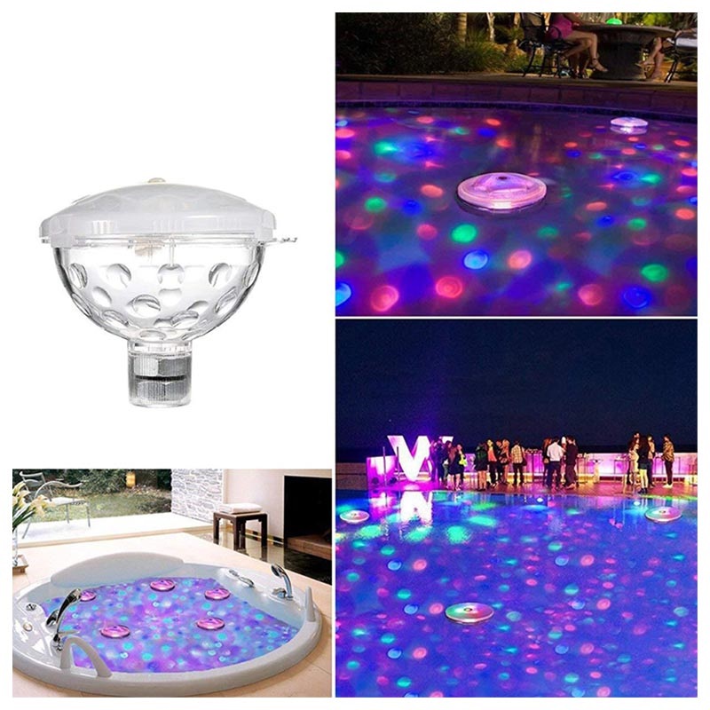 Water Floating LED Light with 7 Different Lighting Modes