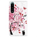 Wonder Series Sony Xperia 5 III Wallet Case - Flowering Tree