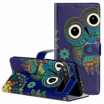 Wonder Series Google Pixel 7a Wallet Case - Owl