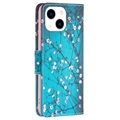 Wonder Series iPhone 14 Wallet Case - White Flowers