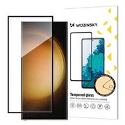 Samsung Galaxy S25 Ultra Wozinsky Super Tough Tempered Glass Screen Protector - 9H - Black Edge