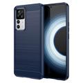 Xiaomi 12T/12T Pro Brushed TPU Case - Carbon Fiber