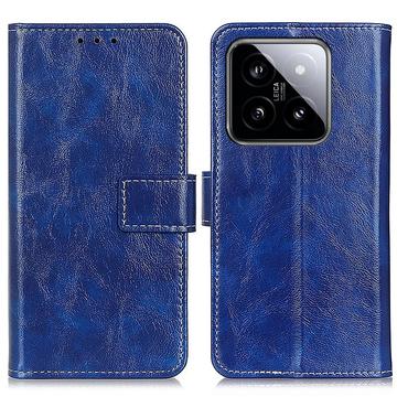 Xiaomi 14 Wallet Case with Magnetic Closure - Blue