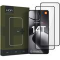 Xiaomi 14T/14T Pro Hofi Premium Pro+ Tempered Glass Screen Protector - 9H - 2 Pcs. - Black Edge