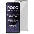 Xiaomi Poco M6 Plus Privacy Tempered Glass Screen Protector - 9H