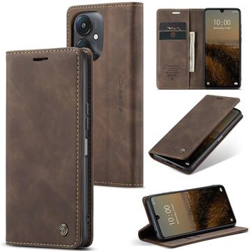 Xiaomi Redmi 13C 5G/Poco C65 Caseme 013 Series Wallet Case - Coffee