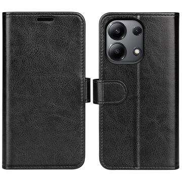 Xiaomi Redmi Note 13 4G Wallet Case with Magnetic Closure - Black