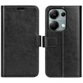 Xiaomi Redmi Note 13 Pro 4G/Poco M6 Pro Wallet Case with Magnetic Closure - Black