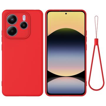 Xiaomi Redmi Note 14 5G Liquid Silicone Case with Hand Strap