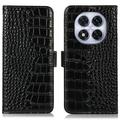 Xiaomi Redmi Note 14 Pro 5G/Poco X7 Crocodile Series Wallet Leather Case with RFID