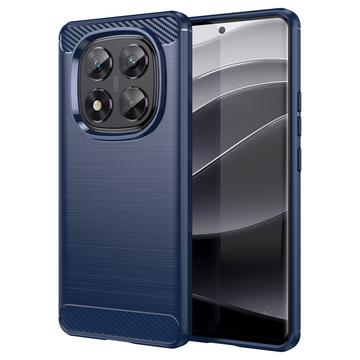 Xiaomi Redmi Note 14 Pro Brushed TPU Case - Carbon Fiber