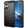 Xiaomi Redmi Turbo 4/Poco X7 Pro Brushed TPU Case - Carbon Fiber - Black