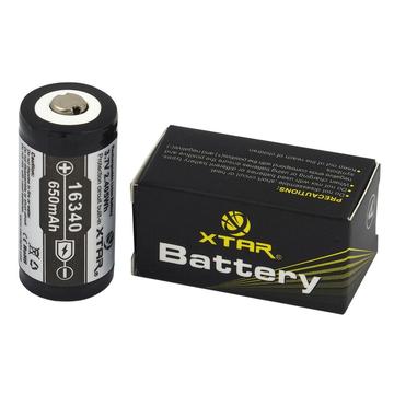 Xtar R-CR123/16340 Rechargeable Battery 650mAh