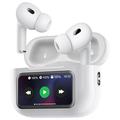 Yesido TWS29 ENC/ANC TWS Wireless Earphones w. LCD Screen - White