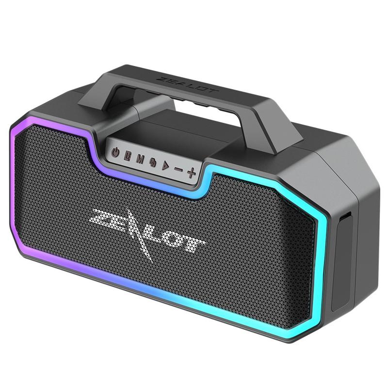 Zealot S57 Portable Bluetooth Speaker with Colorful Light