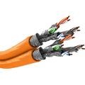 Goobay S/FTP CAT 7A Duplex Network Cable - 500m - Orange