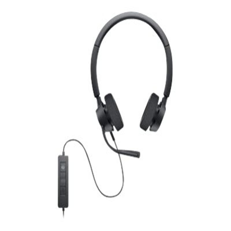 Dell Pro Stereo Headset WH3022 Kabling Headset Sort