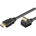 Goobay 270-degree Angled HDMI 2.0 Cable with Ethernet - 2m - Black