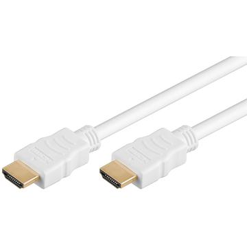 Goobay HDMI 2.0 Cable with Ethernet - 7.5m - White