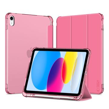 iPad (2022) Tech-Protect SmartCase Pen Hybrid Tri-Fold Folio Case - Crystal Magenta