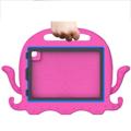 iPad Pro 11 2021/2020/2018 Kids Carrying Shockproof Case - Octopus - Hot Pink