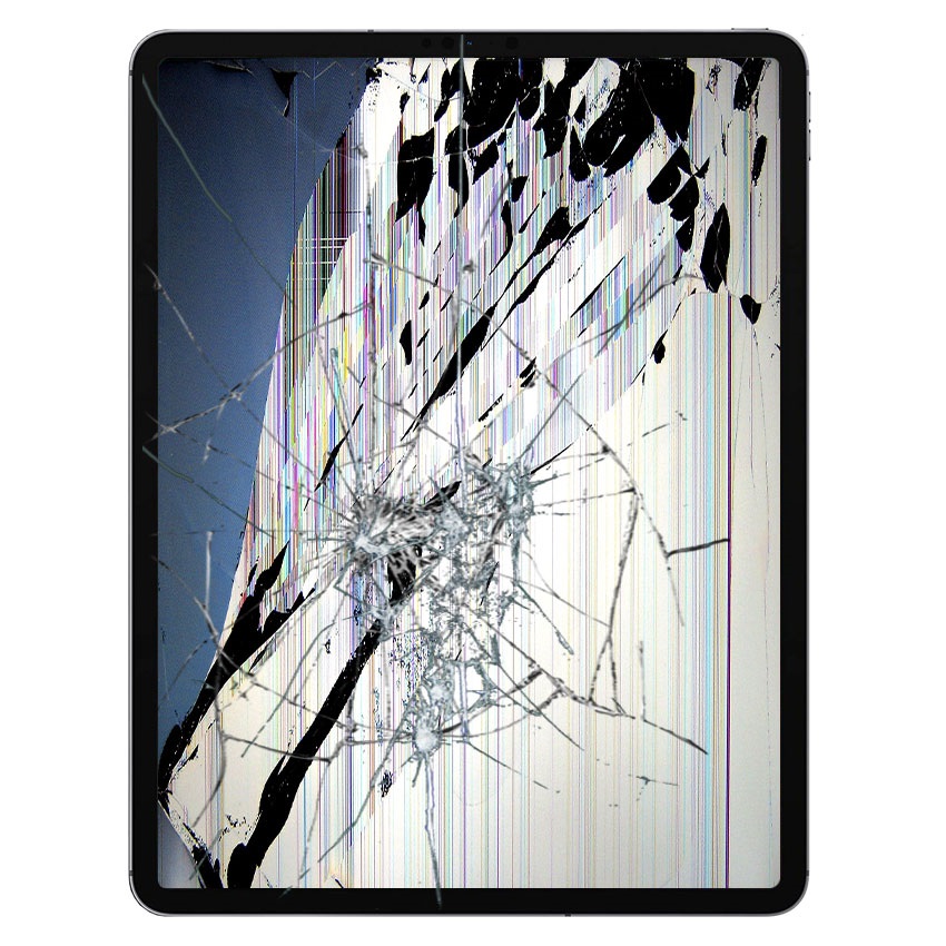 Apple iPad Pro Cracked LCD Display Screen Battery Can't On Logo
