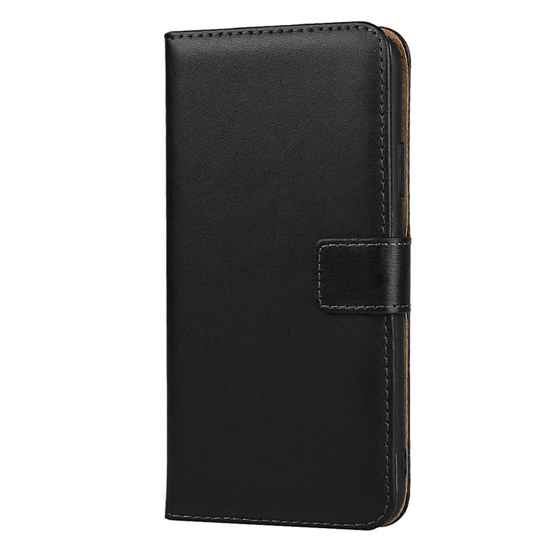 iPhone 11 Leather Wallet Case with Stand - Black