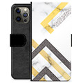 iPhone 12 Pro Max Premium Wallet Case - Abstract Marble