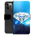 iPhone 12 Pro Max Premium Wallet Case - Diamond