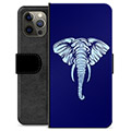 iPhone 12 Pro Max Premium Wallet Case - Elephant