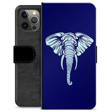 iPhone 12 Pro Max Premium Wallet Case - Elephant