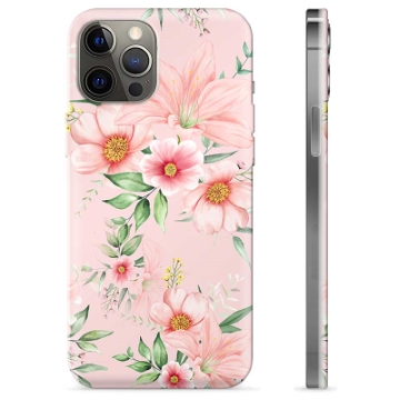 iPhone 12 Pro Max TPU Case - Watercolor Flowers